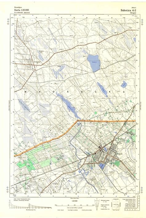 Topografske Karte Jna 125000 Subotica