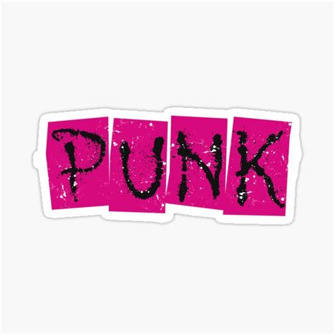 Sprayed Pink Punk Graffiti Sticker For Sale By Iscastudioart Redbubble
