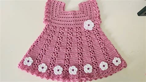 Vestido Para Bebe Tejido A Crochet 0 A 3 Meses Paso A Paso