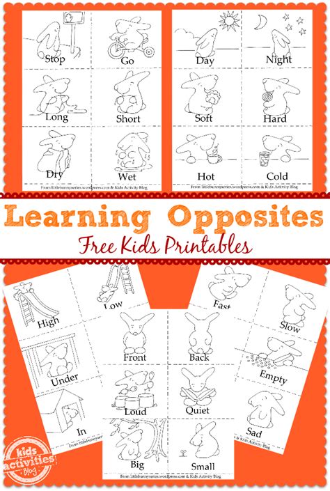 I also included links to some ideas from my blog and other websites that i hope you will try with your toddler! Learning Opposites FREE Preschool Printable | Free Homeschool Deals