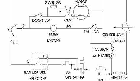Dryer Motor Wiring Diagram - Database - Faceitsalon.com