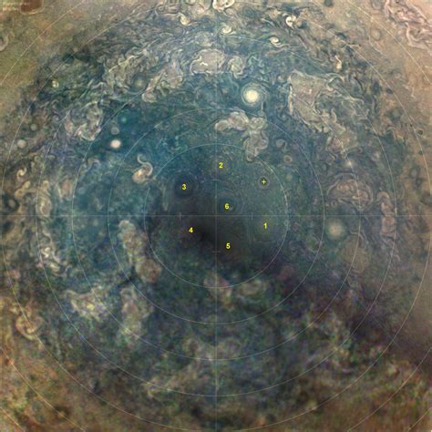 Juno Spots New Circumpolar Cyclone At Jupiters South Pole Scinews