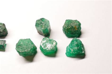 One Emerald Crystal Raw Emerald Emerald Specimen Rough Etsy