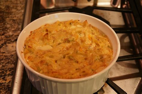 The creamy nature of this bake is thanks to some cream of mushroom soup, which is often sneered at but certainly has its place. 70s comfort food - TUNA NOODLE CASSEROLE (yeah, with ...