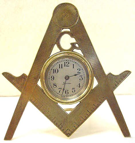 Sessions Masonic Clock