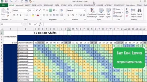 In a slow rotation, a team works the same shift for many days or weeks before rotating to another shift. Excel Shift Schedule Template ~ Addictionary