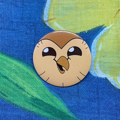 Happy Normal Hooty Owl House Badge 57mm 2 14 Etsy Uk
