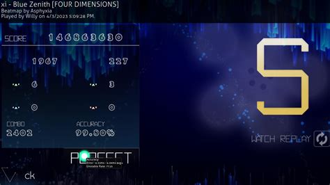 Willy Xi Blue Zenith Four Dimensions Asphyxia 726 9980 Fc 74 605pp Rosugame