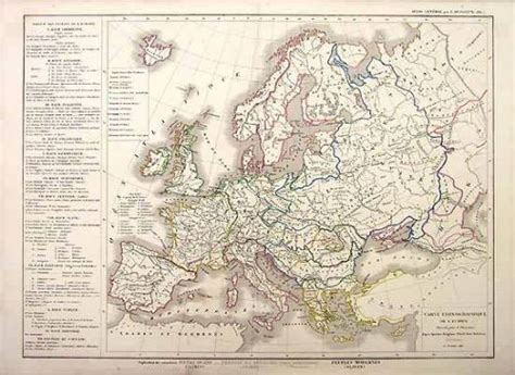 Carte Ethnographique De Leurope Ethnic Map Of Europe Art Source
