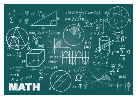 Cartoon Of The Advanced Math Formulas Illustrations Royalty Free