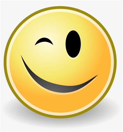 Pix For Wink Smiley Thumbs Up Wink Face Free Transparent Png