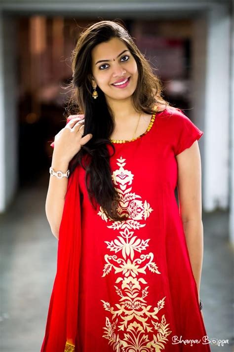 Geetha Curvy Woman Dress Beautiful Smile Women