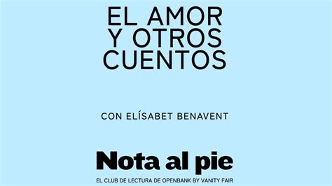 Escucha A El Sabet Benavent Invitada A Nota Al Pie El Club De Lectura