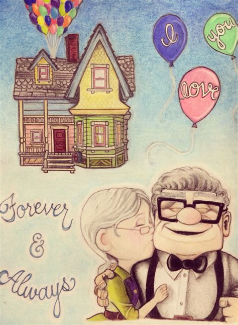 My Up inspired drawing for my boyfriend ~ 2014 | Drawings ... Cute love drawings at paintingvalley com explore collection of.