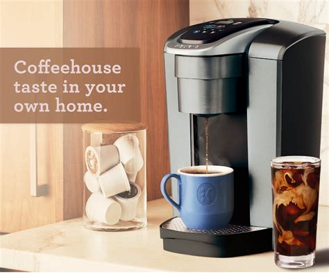 One water filter handle, and one filter to help ensure your beverages taste their absolute best. Keurig KElite K Single Serve KCup Pod Maker with Strong ...