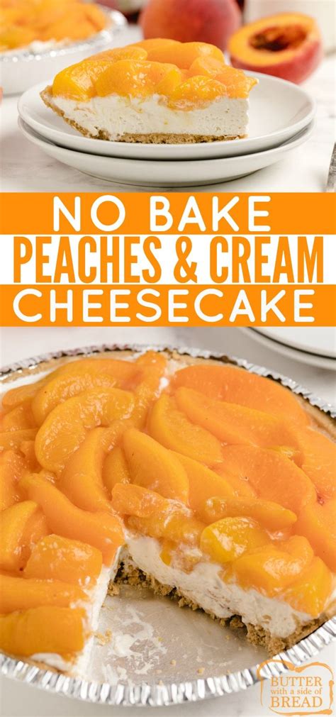 No Bake Peaches And Cream Pie Is One Of My Favorite Summer Desserts