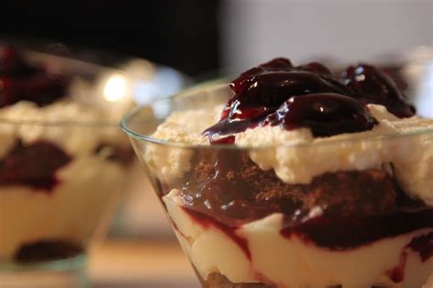Trifle met kersen en mascarpone