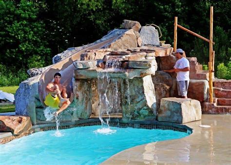 Ricorock Waterslide And Grotto In Celebrity Home
