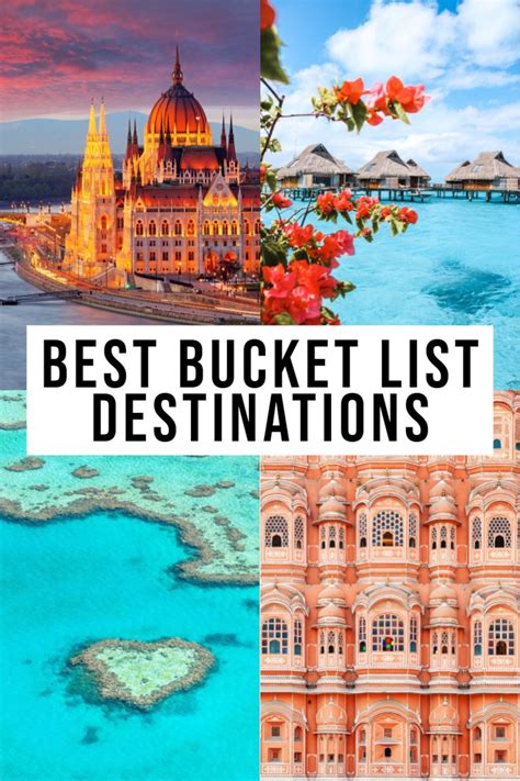 Destinations That Should Be On Your List For Travel Around The World Travel Bucket