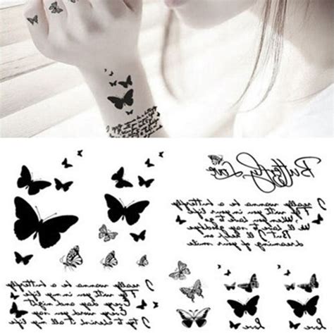 Disposable Unique 14595cm Temporary Waterproof Tattoos Stickers Body