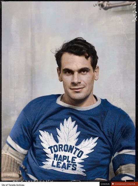 Syl Apps Toronto Maple Leafs 1936 1948 Photo Taken October 1939 Canadian Colour Maple