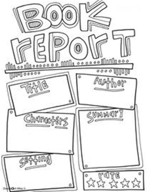 It's where you organize the questions you'll answer and the information and subtopics you'll cover in your paper. Book Report Template Coloring Page. Great way to get kids ...