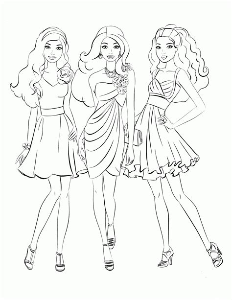 Fashion Coloring Pages And Books 100 Free And Printable