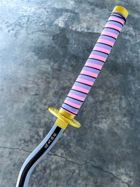 Obanais Sword Nichirin Metal Mini Katana