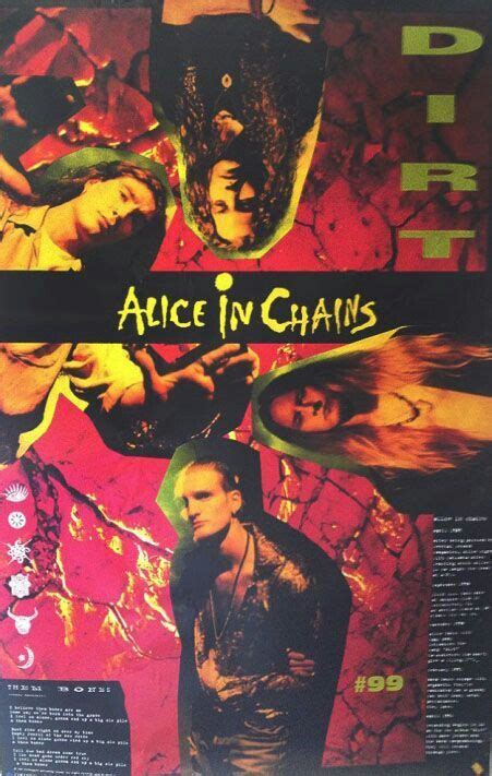 Alice In Chains Dirt Layne Staley Poster Grunge Art Print Art Posters