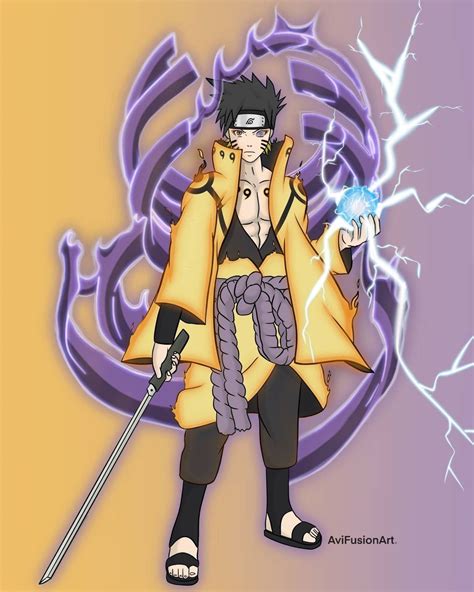 naruto sasuke fusion by avifusionart 🔥🔥 do you approve⠀💥⠀⠀⠀⠀⠀⠀⠀⠀⠀ are you an animeartist