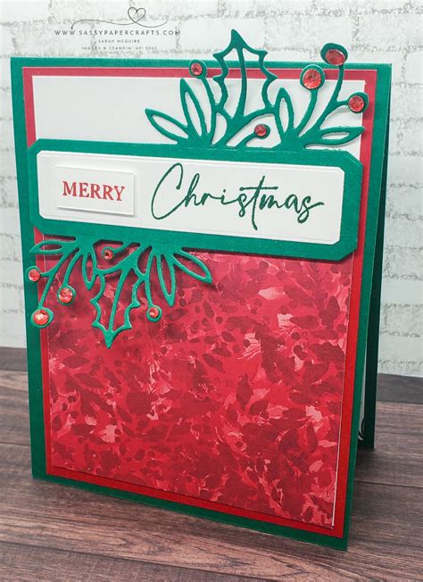 Christmas Classics Traditional Christmas Card Sassypapercrafts