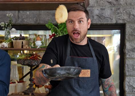 Canadian Celebrity Chef Chuck Hughes Visits Bagel Shop Café