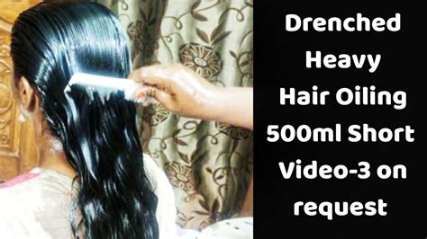 Heavy Hair Oiling With Ml Oil Champi Heavy Hair Oiling And