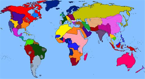 Image Map Of World In 1962png Alternative History Fandom Powered