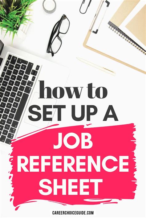 Resume Reference Page Setup Tips And Template Job Reference Reference
