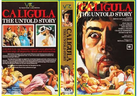 Caligula The Untold Story 1982 On Vtc United Kingdom Betamax Vhs