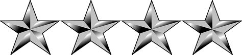 General 4 Star General Insignia Clipart Full Size Clipart 2194109