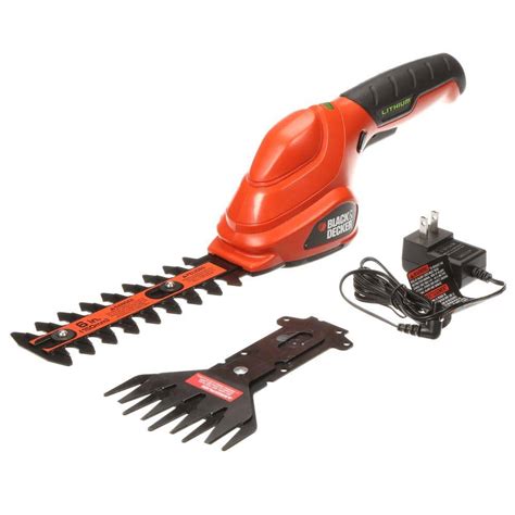 Black Decker V Cordless Battery Powered In Compact Garden Shears