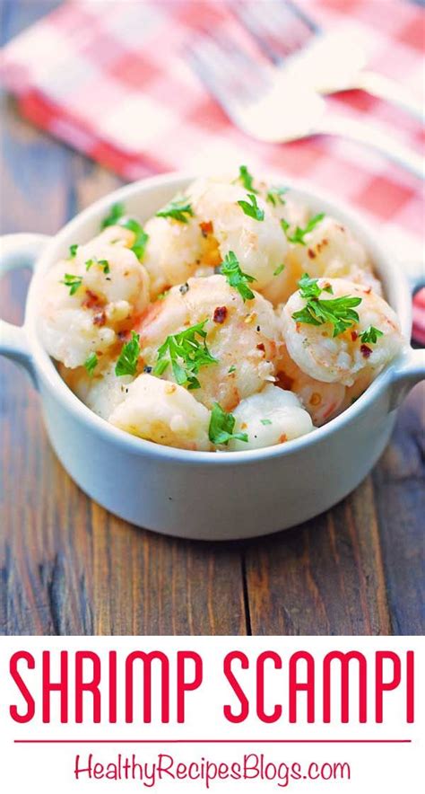 This quick and easy shrimp scampi is my version of the popular restaurant dish. Shrimp Scampi, With Or Without Wine | Healthy Recipes Blog | Recipe | Healthy recipes, Recipes ...