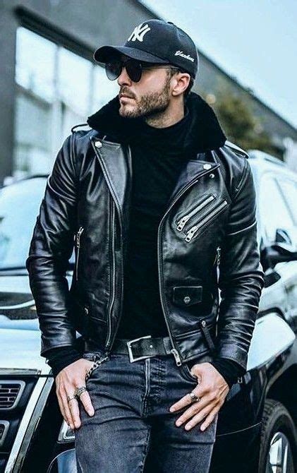 Badass Motorcycle Leather Jacket Leather Jacket Men Style Mens Outfits Leather Jacket Outfits