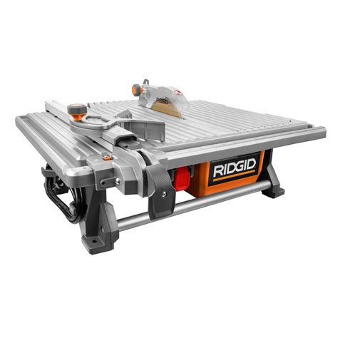 Ryobi 7 In 48 Amp Tabletop Tile Saw Ws722 The Home Depot