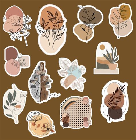 Sticker Aesthetic Scrapbook Stickers Printable Sticker Art Aesthetic Stickers