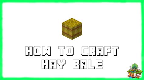 First, open your crafting table so that you have the 3x3 crafting grid that looks like this: Minecraft 1.17: How to Craft Hay Bale! (2021) - YouTube