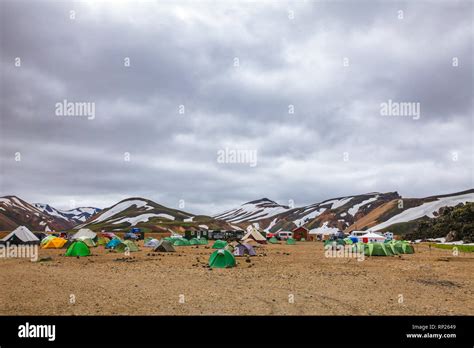 Landmannalaugar Camping Iceland Hi Res Stock Photography And Images Alamy