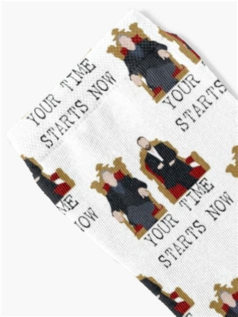 Your Time Starts Now Taskmaster Socks For Sale By Hearduweredead