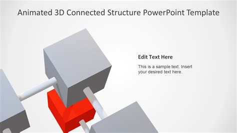 6 Item Animated 3d Connected Structure Powerpoint Template 澳洲幸运5·中国