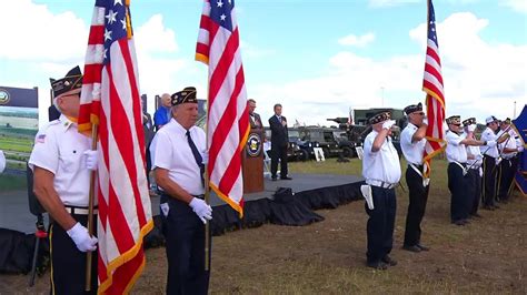 Groundbreaking Ceremony For Military And Veterans Museum Held At Camp