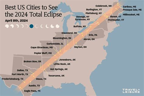 This Is Where You Can See The 2024 Total Solar Eclipse Across The Us