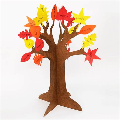 Thankful Tree | Kids' Crafts | Fun Craft Ideas | FirstPalette.com | Thankful tree, Thankful tree ...