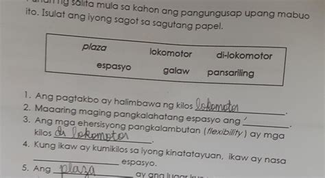 Some of the worksheets for this concept are fundamental movement skills non locomotor stability. Halimbawa Ng Di Lokomotor Pictures - Flexied Module Negros ...
